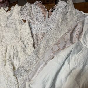Bundle of 5 White Dresses (Tobi, Silence+Noise, Lulus, Kimchi Blue, ..)